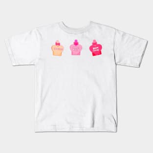 Aesthetic Retro Nail Polish Set Kids T-Shirt